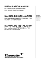 Thermador PRO GRAND PRD48 Installation Manual