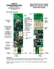 City Theatrical QolorFLEX Multiverse 5916 Quick Start Manual