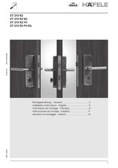 Hafele Dialock DT 210 R2 FH WL Installation Instructions Manual