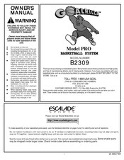 ESCALADE GOALRILLA PRO Owner's Manual