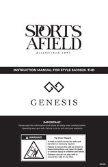 SPORTS AFIELD Genesis SA1082G-THD Instruction Manual