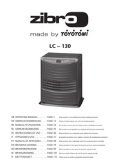 Toyotomi 9078Q21 Operating Manual