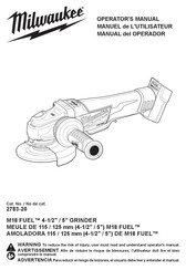 Milwaukee M18 FUEL 2783-20 Operator's Manual