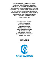 Campagnola MASTER Use And Maintenance Manual