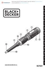 Black & Decker BCF601 Original Instructions Manual