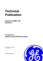GE Healthcare eXplore Locus SP Service Manual