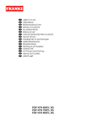 Franke FDF H70 6557L XS User Manual