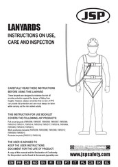 JSP FAR0307 Instructions On Use, Care And Inspection