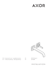 Hans Grohe AXOR Citterio E 36143 9 Series Instructions For Use/Assembly Instructions