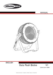 SHOWTEC Data Flash Strobe V1 Manual