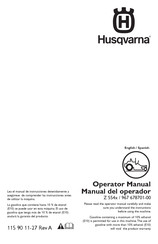 Husqvarna 967 678701-00 Operator's Manual