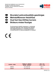 Riello Burners 782 T1 Installation, Use And Maintenance Instructions