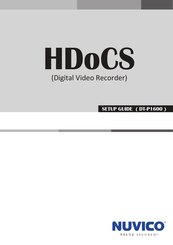 Nuvico HDoCS DT-P1680 Setup Manual