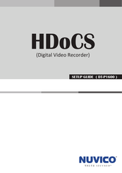 Nuvico HDoCS DT-P1600 Setup Manual