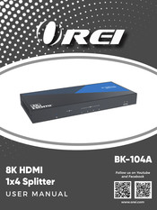 REI BK-104A User Manual