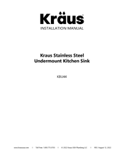 Kraus KBU44 Installation Manual
