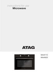 Atag MA4611D Instructions For Use Manual