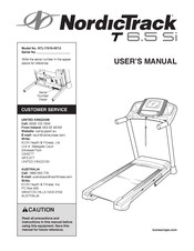 Nordictrack T6.5 Si Manuals ManualsLib