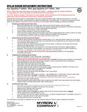 Myron L TechPro PH1 Replacement Instructions