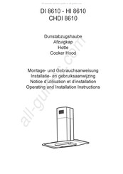 GUIDESSIMO CHDI 8610 Operating And Installation Instructions