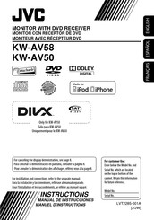 JVC KW-AV50 Instructions Manual