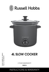 Russell Hobbs RHSC4 Instructions & Warranty