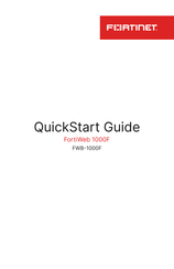 Fortinet FortiWeb 1000F Quick Start Manual