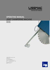 Lissmac FAM 300 D Operating Manual