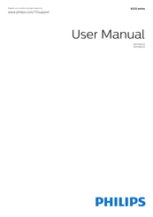Philips 50PUN6233 User Manual
