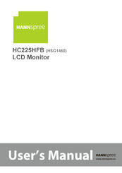 HANNspree HC225HFB User Manual