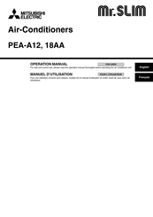 Mitsubishi Electric Mr. Slim PEA-A12AA Operation Manual