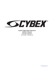 CYBEX Eagle Back Extension Owner's Manual