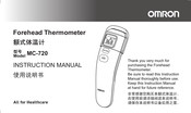 Omron MC-720 Instruction Manual