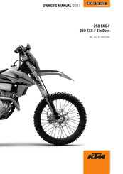 KTM 250 EXC-F Six Days 2021 Owner's Manual