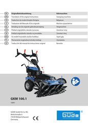 GÜDE GKM 100.1 Translation Of The Original Instructions