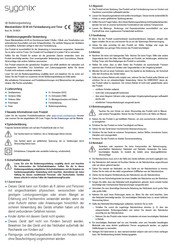Sygonix 2618633 Operating Instructions Manual