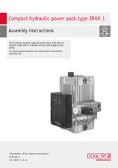 HAWE Hydraulik INKA 1 Assembly Instructions Manual