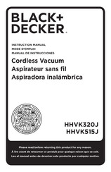 Black & decker HHVK320J Manuals