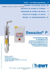 BTW Bewades 130W130/17 P Installation And Operating Manual