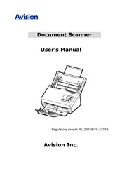 Avision FL-2105B User Manual