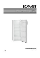 Bomann VS 7316.1 H Instruction Manual