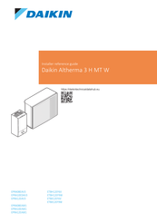 Daikin ETBX12E6V Installer's Reference Manual