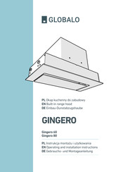 GLOBALO Gingero 80 Operating And Installation Instructions
