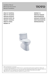 Toto MS934304SF Installation Manual