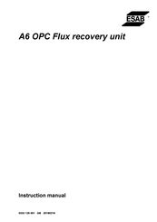 ESAB A6 OPC Instruction Manual
