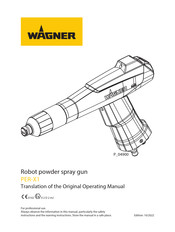 WAGNER PEA-X1 Translation Of The Original Operating Manual