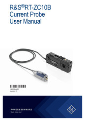 Rohde & Schwarz R&S RT-ZC10B User Manual