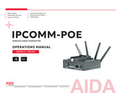 AIDA IPCOMM-POE Operation Manual