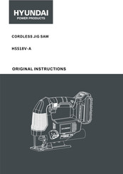 Hyundai HSS18V-A Original Instructions Manual