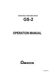 Amada GS-2 Operation Manual